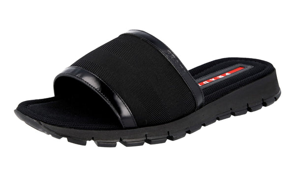 Prada Men's 4X3252 1O2C F0002 Textile Sandals
