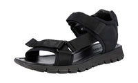 Prada Men's 4X3261 O6R F0002 Nylon Sandals