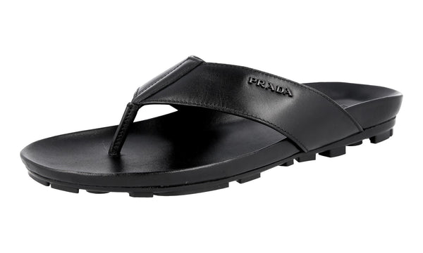 Prada Men's 4Y2208 O3Y F0002 Leather Sandals