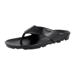 Prada Men's Black Leather Sandals 4Y2208