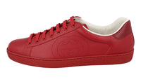 Gucci Men's Red Leather Ace Sneaker 599147