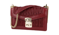 Miu Miu Women's Red Leather Confidential Shoulder Bag 5BD083