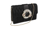 Miu Miu Women's 5BH095 Black Leather Shoulder Bag