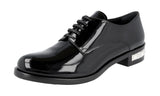 Miu Miu Women's 5E522A XWH F0002 Leather Lace-up Shoes