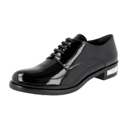 Miu Miu Women's Black Leather Lace-up Shoes 5E522A