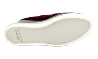 Miu Miu Women's Red Leather Lace-up Shoes 5E661A