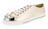 Miu Miu Women's 5E8557 1OBV F0846 Leather Sneaker