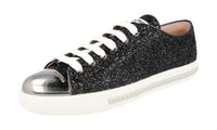 Miu Miu Women's 5E8998 OZK F0002 Leather Sneaker