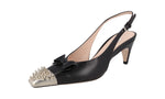 Miu Miu Women's 5I328D 07I F0002 Leather Pumps / Heels