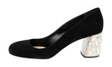 Miu Miu Women's Black Leather By Prada Pumps / Heels 5I542A