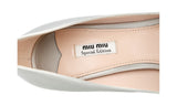 Miu Miu Women's Metallic Leather Crystal Metal Heel Pumps / Heels 5KP190