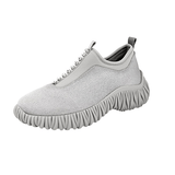 Miu Miu Women's Grey Knit Crystal Slip-on Sneaker 5S375D