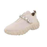 Miu Miu Women's Beige Sneaker 5S376D