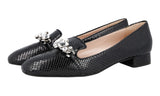 Miu Miu Women's Black Leather Pumps / Heels 5S426B