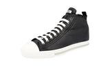 Miu Miu Women's 5T424B 1OSX F0002 Leather High-Top Sneaker