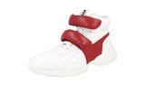 Miu Miu Women's 5T439D 327 F082K Leather High-Top Sneaker