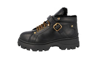 Miu Miu Women's Black Leather Half-Boot 5T692C