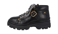 Miu Miu Women's Black Leather Half-Boot 5T692C