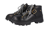 Miu Miu Women's Black Leather Half-Boot 5T692C