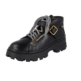 Miu Miu Women's Black Leather Half-Boot 5T692C