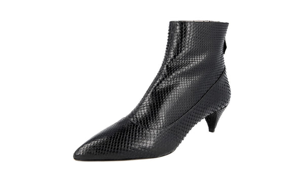 Miu Miu Women's 5T9241 7V8 F0002 Leather Half-Boot