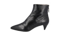 Miu Miu Women's Black Leather Half-Boot 5T9241