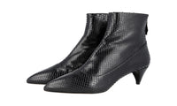 Miu Miu Women's Black Leather Half-Boot 5T9241