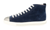 Miu Miu Women's Blue welt-sewn Leather Sneaker 5T9556