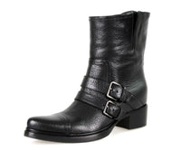 Miu Miu Women's Black Buffalo Leather Half-Boot 5U8855