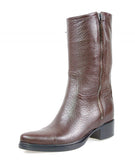 Miu Miu Women's Brown Buffalo Leather Boots 5U8936