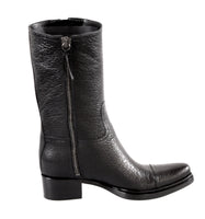 Miu Miu Women's Black Buffalo Leather Boots 5U8936