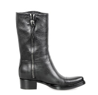 Miu Miu Women's Black Buffalo Leather Boots 5U8936