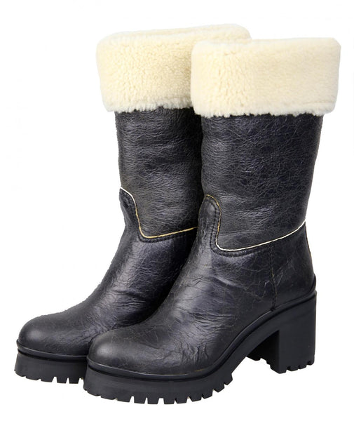 Miu Miu Women's 5W718C FHW F0889 Leather Boots