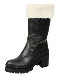 Miu Miu Women's Brown Leather Boots 5W718C
