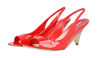 Miu Miu Women's Red Leather Pumps / Heels 5X5905