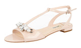 Miu Miu Women's 5X9006 JHR F0236 Leather Sandals