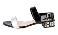 Miu Miu Women's Black Leather Sandals 5X9589