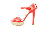 Miu Miu Women's Red Leather Sandals 5XP270