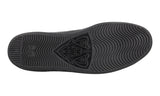 Gucci Men's Black Leather Pique Monogram Gg Ace Sneaker 625787