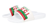 Gucci Men's White Leather Sandals 630606