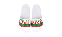 Gucci Men's White Leather Sandals 630606