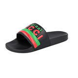 Gucci Men's Black Leather Sandals 632183