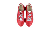 Gucci Men's Red Leather Rhyton Gucci100 Sneaker 680868