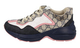 Gucci Women's Blue Rhyton Monogramme Sneaker 692902