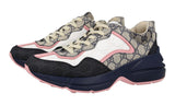 Gucci Women's Blue Rhyton Monogramme Sneaker 692902