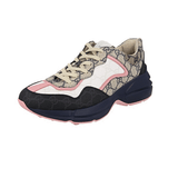 Gucci Women's Blue Rhyton Emblem Monogramme Sneaker 692902