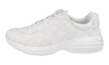 Gucci Men's White Rhyton Monogramme Sneaker 722339