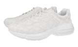 Gucci Men's White Rhyton Monogramme Sneaker 722339