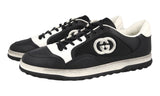 Gucci Men's Black Leather Mac 80 Sneaker 756811