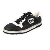 Gucci Men's Black Leather Mac 80 Sneaker 756811